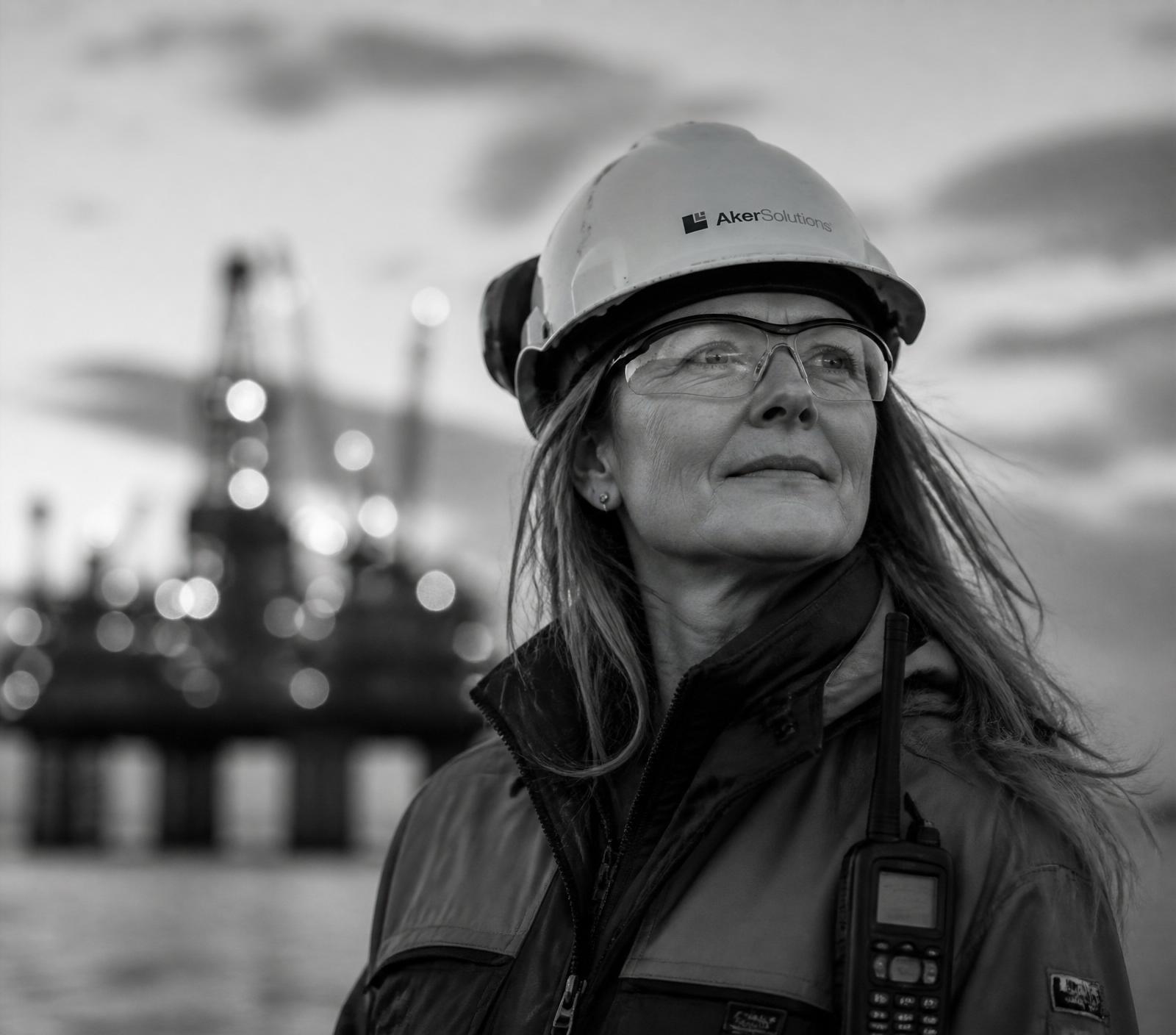 Energy engineer at offshore platform